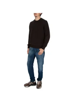 JURTA | PULLOVER GOVA MERINOWOLLE DUNKELBRAUN Fashion
