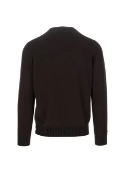 JURTA | PULLOVER GOVA MERINOWOLLE DUNKELBRAUN Fashion