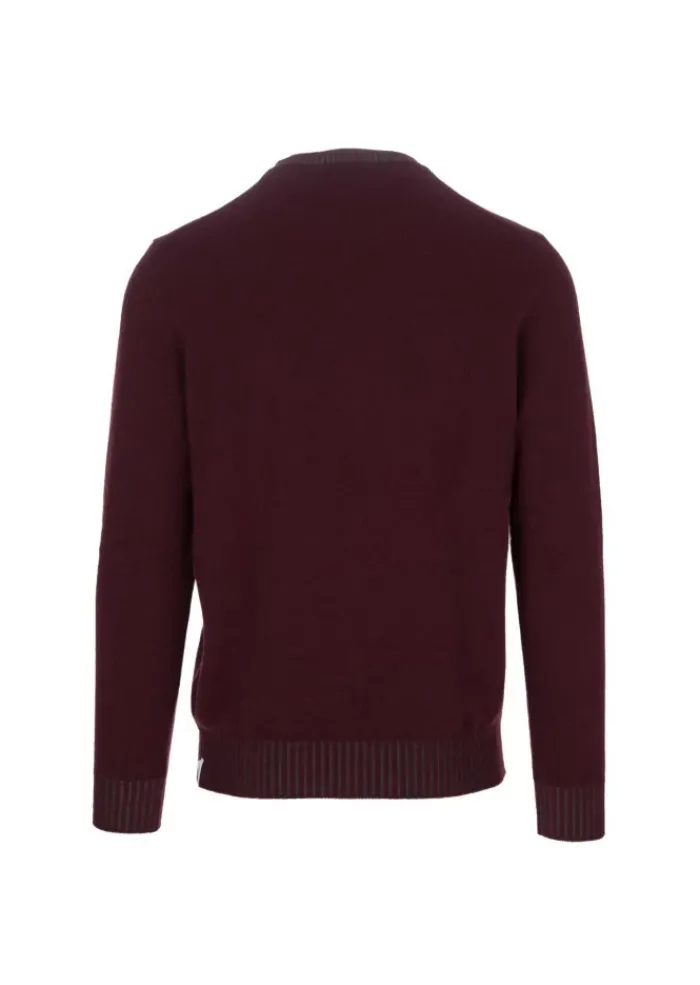 JURTA | PULLOVER GOVA MERINOWOLLE BORDEAUX Discount