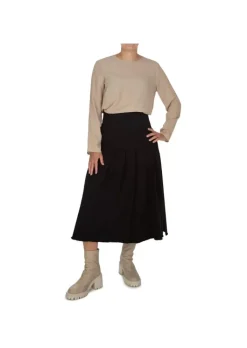 KARTIKA | BLUSE RUNDHALSAUSSCHNITT BEIGE Clearance