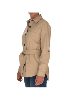 KARTIKA | KURZER TRENCHCOAT VERSTELLBAREM TAILLENGÜRTEL BEIGE Fashion