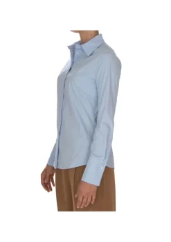 KARTIKA | TAILLIERTES HEMD HELLBLAU Sale