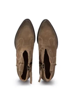 KEEP | COWBOY STIEFELETTEN WILDLEDER SAND BRAUN Discount