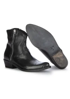 KEEP | COWBOY STIEFELETTEN CALIF CUOIO SCHWARZ Outlet