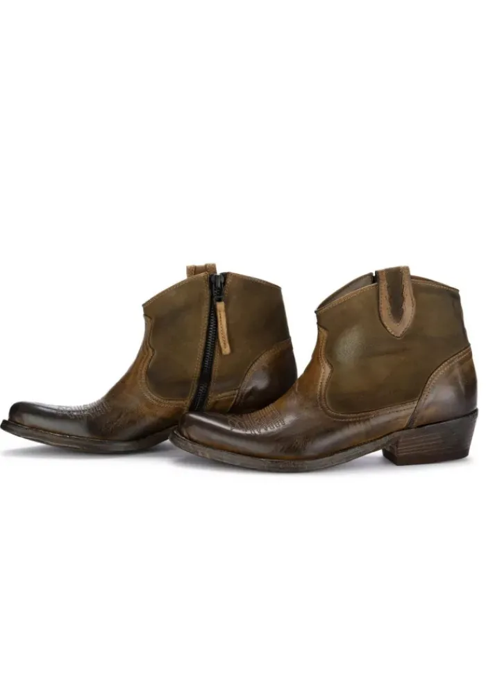 KEEP | STIEFELETTEN COWBOY CRUST BRAUN Fashion