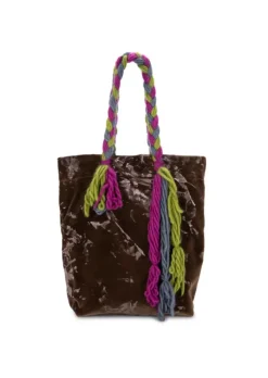 LE DAF | SHOPPER TASCHE ITALIA BRAUN MEHRFARBIG Clearance