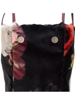 LE DAF | SHOPPER TASCHE OLANDA MEHRFARBIGE BLUMEN SCHWARZ Online