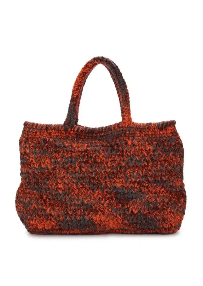 LE DAF | SHOPPER TASCHE SVEZIA ORANGE HELLBLAU BRAUN Online