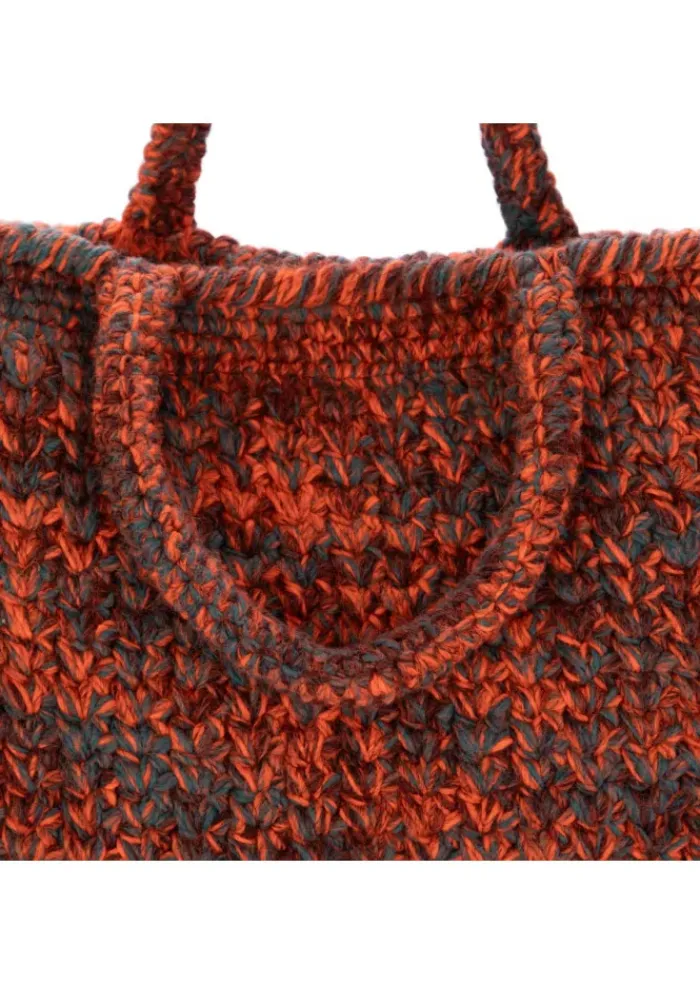 LE DAF | SHOPPER TASCHE SVEZIA ORANGE HELLBLAU BRAUN Online