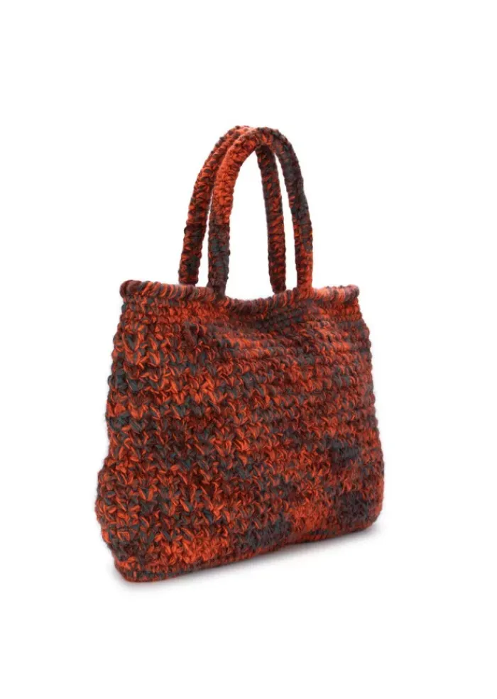 LE DAF | SHOPPER TASCHE SVEZIA ORANGE HELLBLAU BRAUN Online