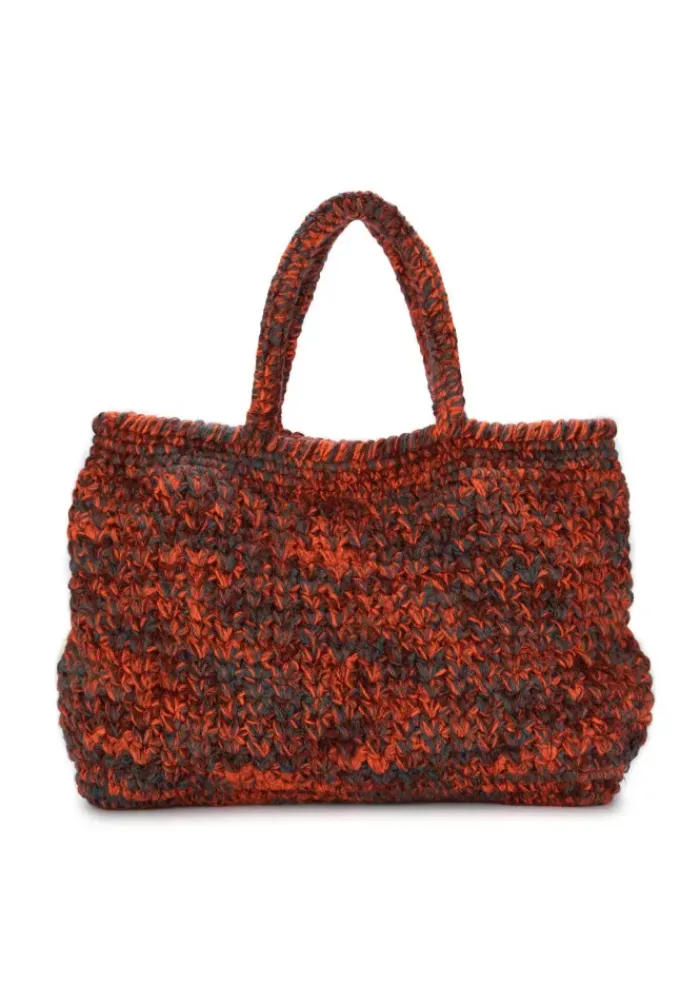 LE DAF | SHOPPER TASCHE SVEZIA ORANGE HELLBLAU BRAUN Online