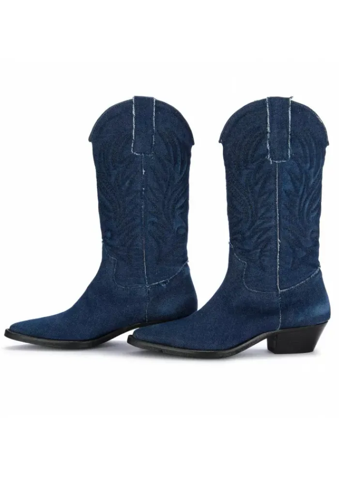 LEMARE' LEMARE' | TEXAN STIEFEL ROY BLAU JEANS Sale