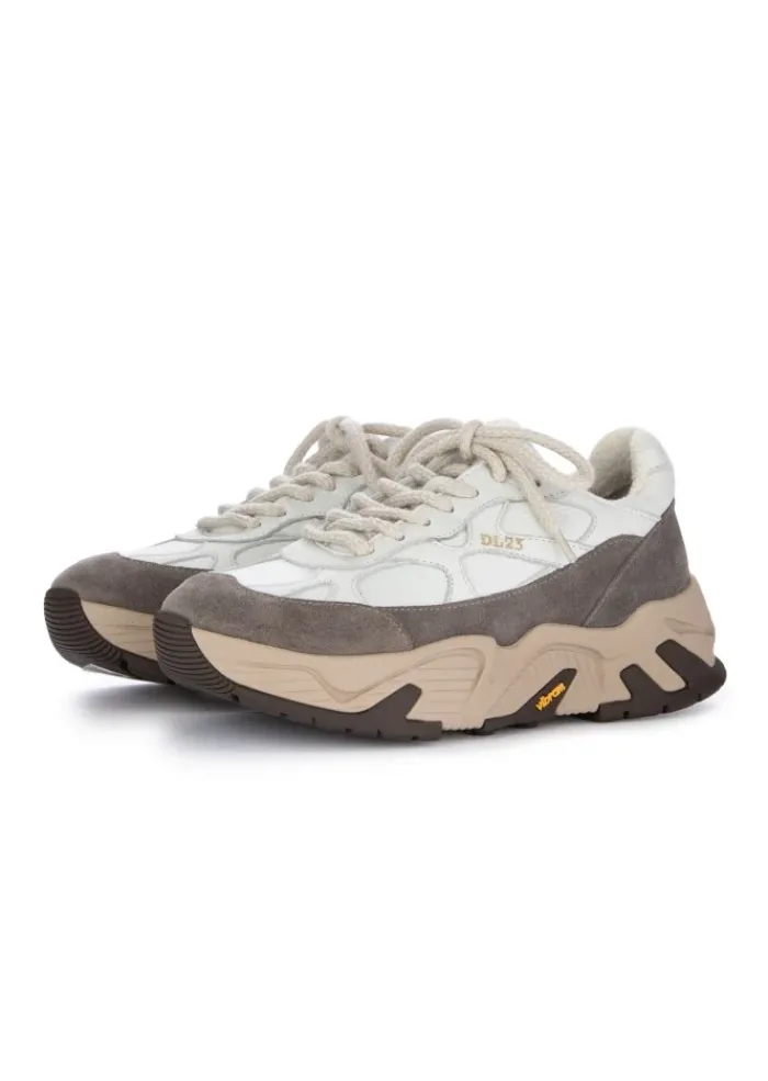 LEMARGO | SNEAKER CERVO GRAFITE WEIß BRAUN New