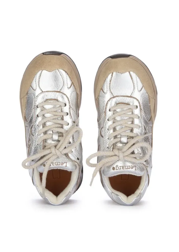 LEMARGO | SNEAKER LAMINATO SILBER TAUPE Fashion