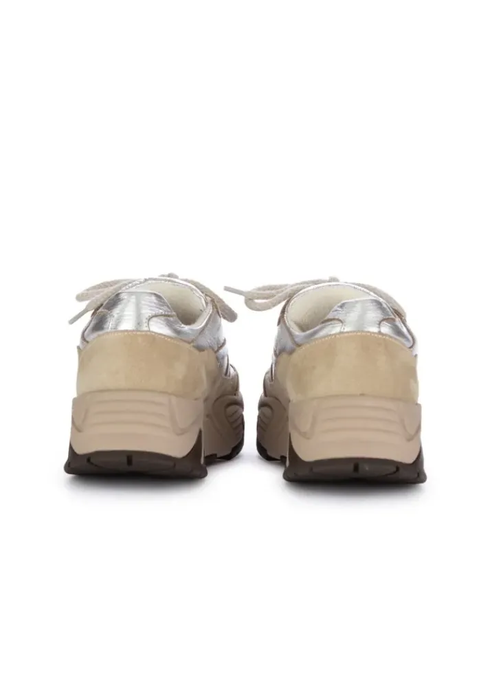 LEMARGO | SNEAKER LAMINATO SILBER TAUPE Fashion
