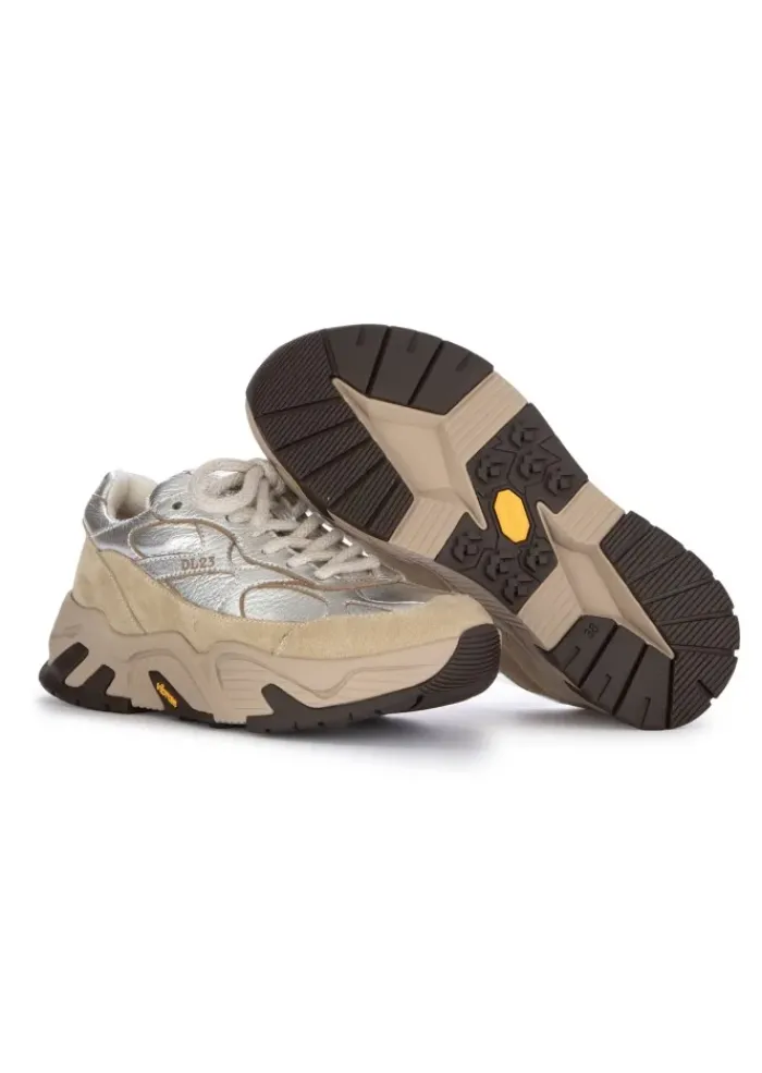 LEMARGO | SNEAKER LAMINATO SILBER TAUPE Fashion