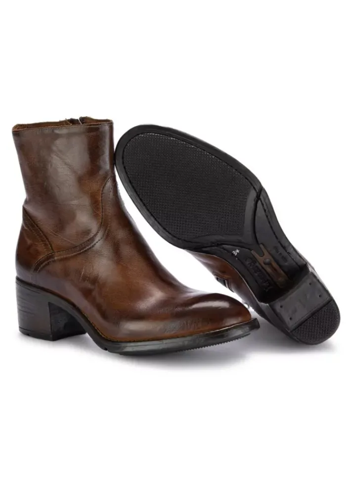 LEMARGO | STIEFELETTEN RANCH LEDER BRAUN Fashion