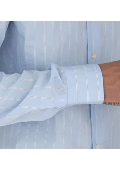 LIBERTY ROSE | HEMD BLAKE STREIFEN HELLBLAU WEIß Discount