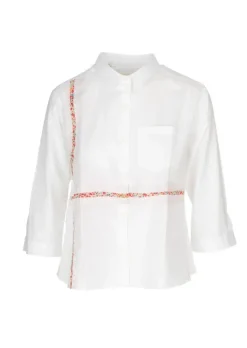 LIBERTY ROSE | HEMD CLAUDIA COMME WEIß MEHRFARBIG Discount