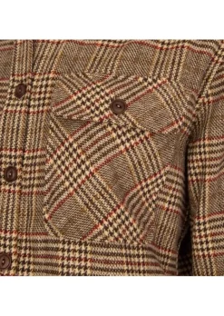 LIBERTY ROSE | JACKE HEMD NEVADA BEIGE BORDEAUX BRAUN Fashion