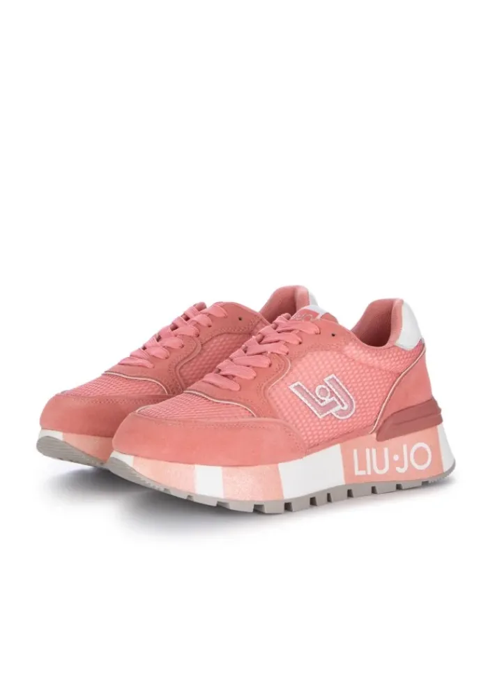 LIU JO | SNEAKER AMAZING SUEDE ROSA Discount