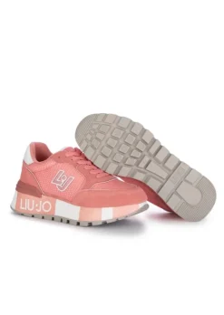 LIU JO | SNEAKER AMAZING SUEDE ROSA Discount