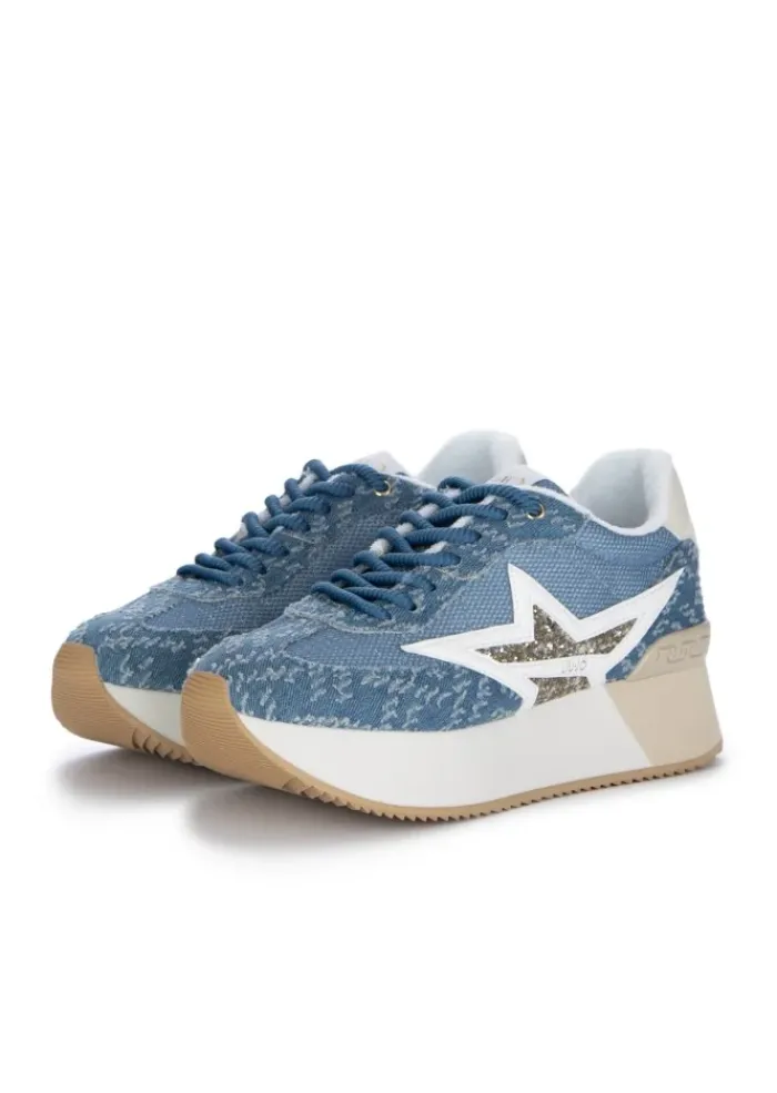 LIU JO | SNEAKER DREAMY DENIM BLAU Sale