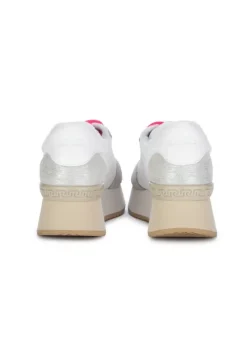 LIU JO | SNEAKER DREAMY LAMINATED SILBER ROSA New