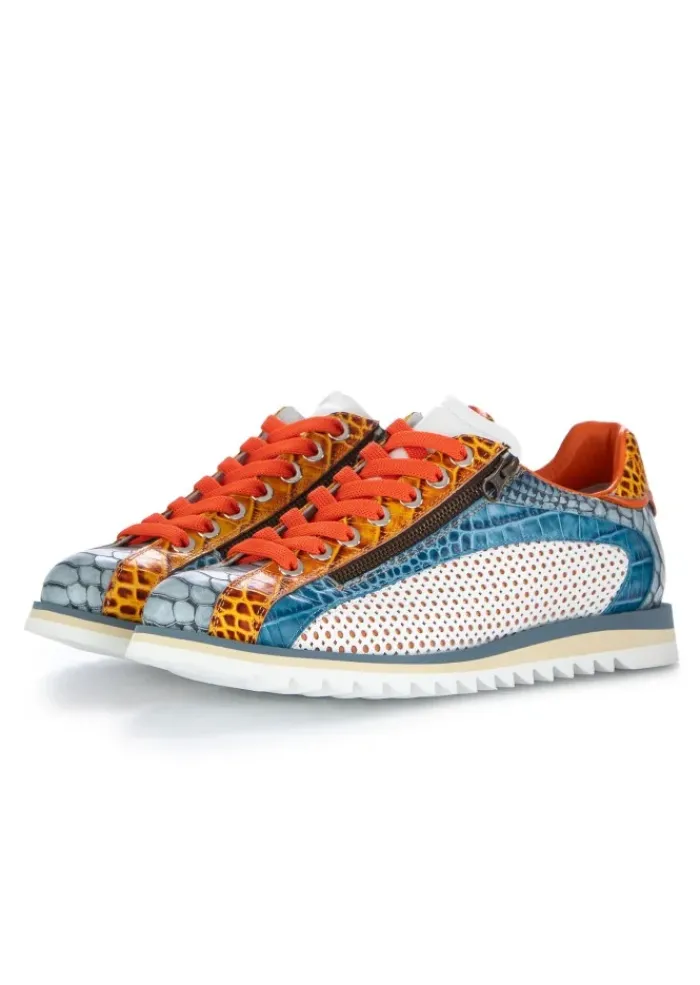 LORENZI | SCHNÜRSCHUHE FRESH COBALTO BLAU MEHRFABRIG New
