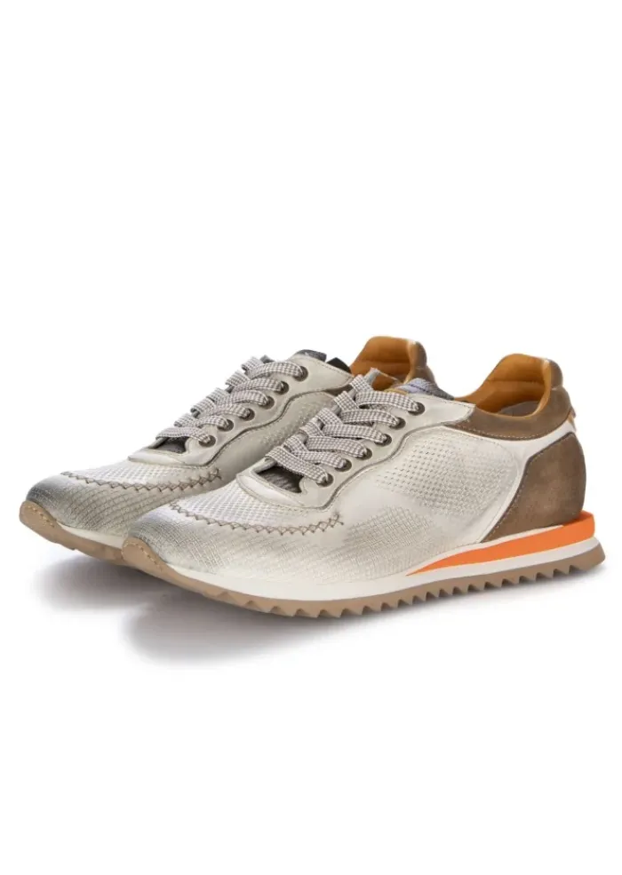 LORENZI | SCHNÜRSCHUHE SAFARI WEIß BRAUN Outlet