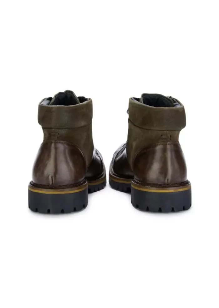LORENZI | SCHNÜRSTIEFELETTEN TEBE GRÜN BRAUN Outlet
