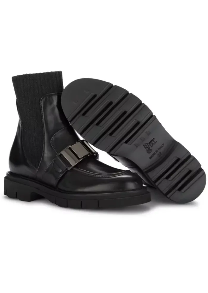 LUCA GROSSI | CHELSEA STIEFELETTEN LEDER SCHWARZ Outlet