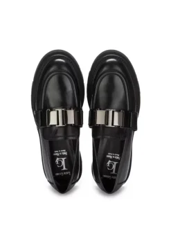 LUCA GROSSI | LOAFERS LEDER KETTE SCHWARZ Outlet