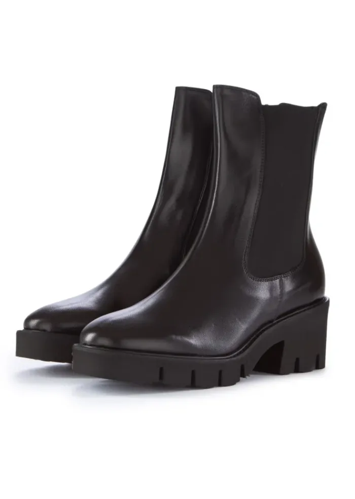 LUCA GROSSI | STIEFELETTEN MIT ABSATZ NATUR SCHWARZ Discount