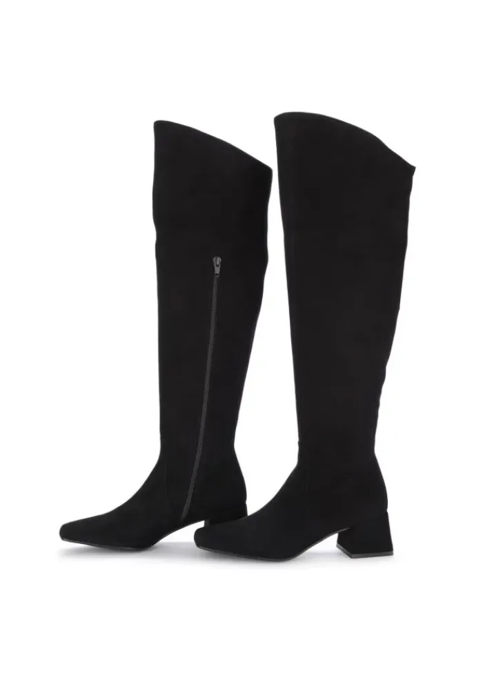 MA+DE 94 | HOHE STIEFEL WILDLEDER SCHWARZ Online