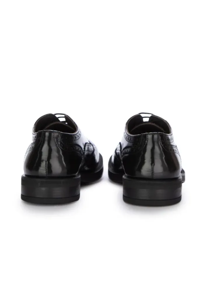 MANOVIA 52 | FLACHE SCHUHE BRUSH SCHWARZ New