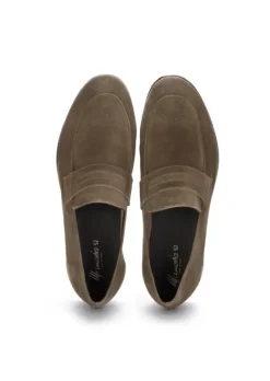 MANOVIA 52 | LOAFER WILDLEDER HASH BRAUN Hot