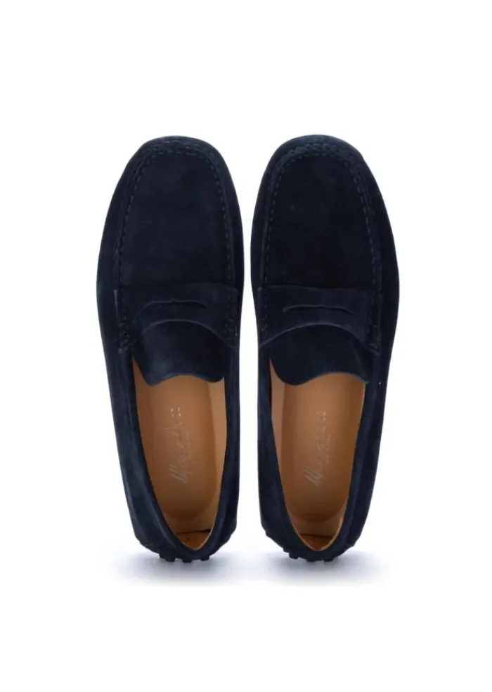 MANOVIA 52 | LOAFER WILDLEDER HASH DUNKELBLAU Online