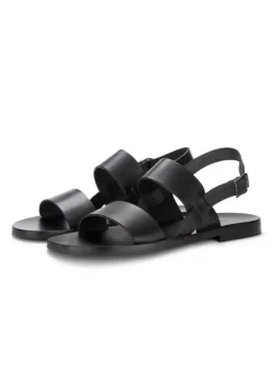 MANOVIA 52 | SANDALEN RIEMEN LEDER SCHWARZ Hot