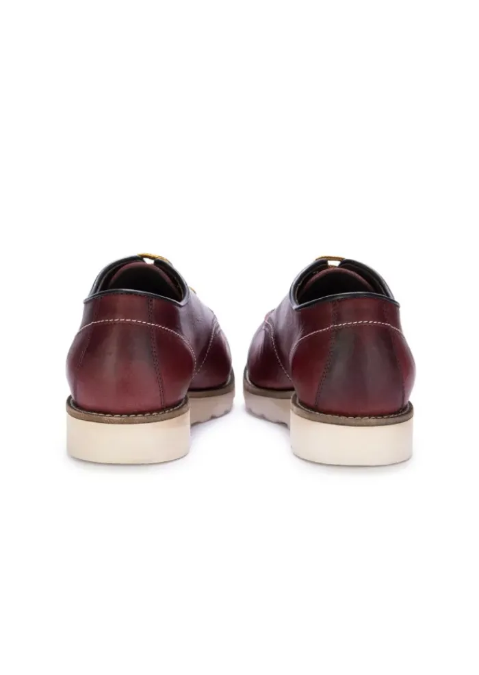MANOVIA 52 | SCHNÜRSCHUHE COWBOY BORDEAUX Clearance