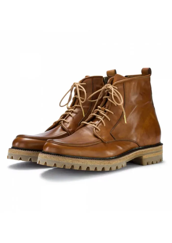 MAN.TO | SCHNÜRSTIEFELETTEN VAIL HONIGBRAUN New