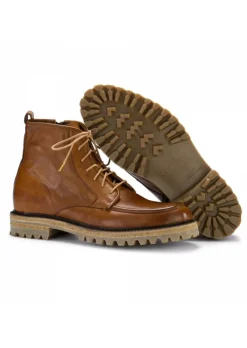MAN.TO | SCHNÜRSTIEFELETTEN VAIL HONIGBRAUN New