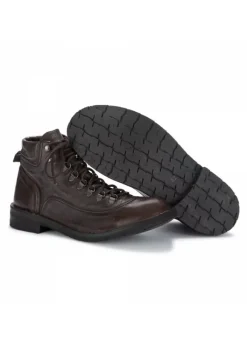 MANUFATTO TOSCANO VINCI | SCHNÜR STIEFELETTEN 910 BRAUN Best