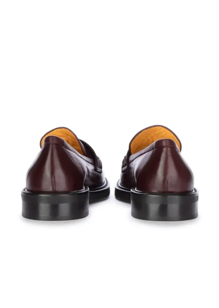 MARA BINI | LOAFER FRIDA SETA BORDEAUX Clearance