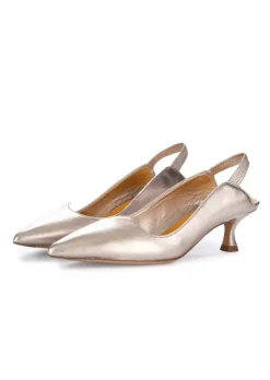 MARA BINI | SLINGBACK-PUMPS NAOMI LUCE METALLISCH Fashion