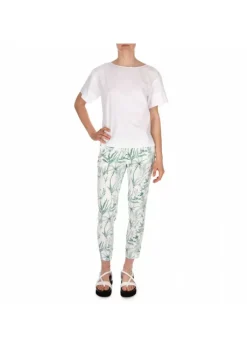 MASON'S MASON'S | HOSE JAQUELINE CAPRI WEISS GRÜN New
