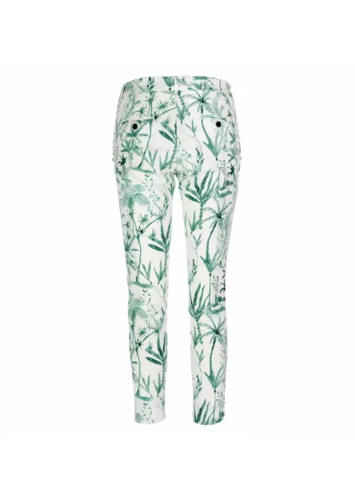 MASON'S MASON'S | HOSE JAQUELINE CAPRI WEISS GRÜN New