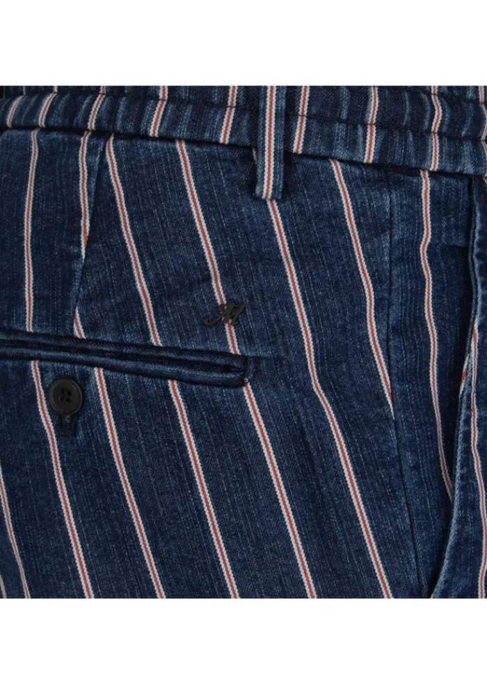 MASON'S MASON'S | SHORTS MILANO JOGGERS BLAU ROT Sale