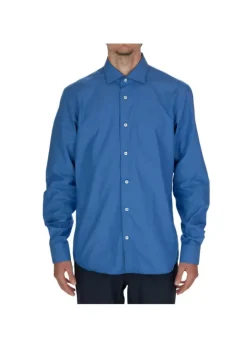 MASTRICAMICIAI | HEMD LUCA BAUMWOLLE REGULAR FIT HELLBLAU Clearance