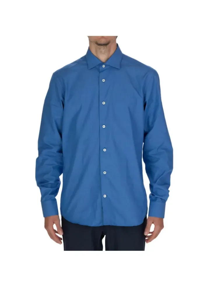 MASTRICAMICIAI | HEMD LUCA BAUMWOLLE REGULAR FIT HELLBLAU Clearance